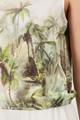 Top mit tropischen Print