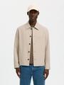 SLMREG-ROBERT OVERSHIRT NOOS M Normal geschnitten - Egret