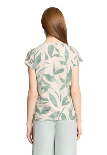 Casual-Shirt L Lässig - Nature/Green