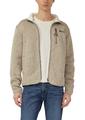 Sweatshirt Jacke L Regular Fit - Beige