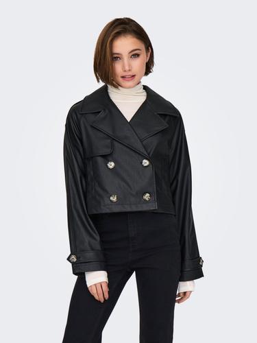 ONLAMIA FAUX LEATHER JACKET CC OTW XL - Black
