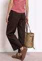 Wide Leg Hose im Loose Fit aus Leinen