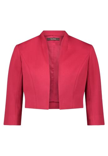 Blazer-Jacke 40 Gerade - Dark Raspberry