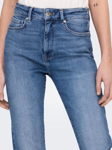 ONLEMILY STRETCH HW ST AK DNM CRO571NOOS 25/32 Gerade geschnitten - Medium Blue Denim