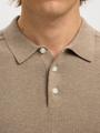 SLHBERG SS KNIT POLO NOOS