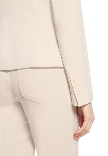Klassischer Blazer 38 Tailliert - Grau