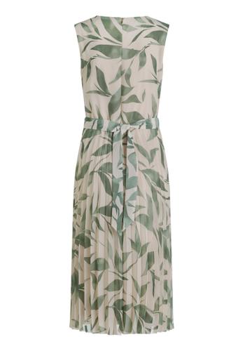 Chiffonkleid 44 Figurumspielend - Nature/Green