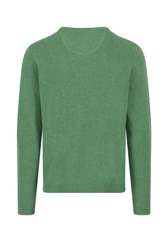 O-Neck, Winter Air Cotton XL Casual Fit - Dark Fern