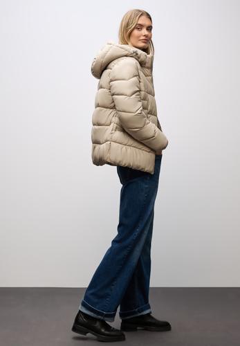 Kurze Steppjacke 46 - Smooth Champagne