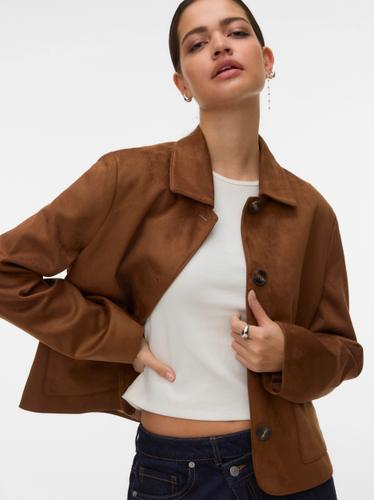 VMJOSE KELLY SHORT JACKET GA NOOS S - Cognac