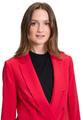 Businessblazer 44 Leicht tailliert - Dunkelrot