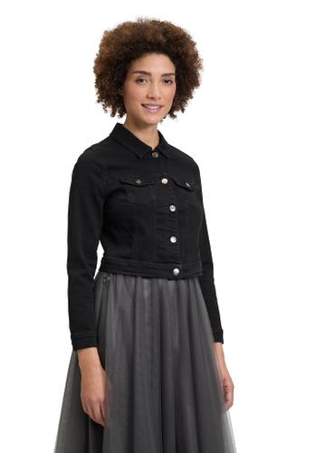 Jeansjacke Schwarz 44