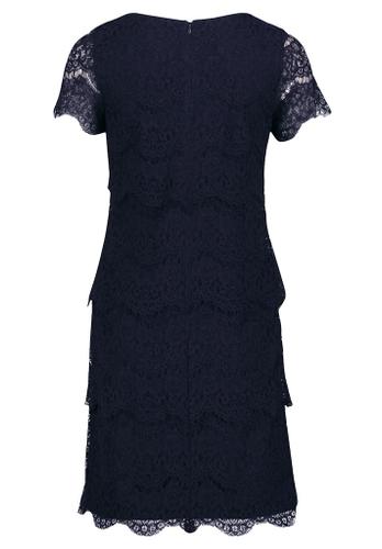 Spitzenkleid Blau 36