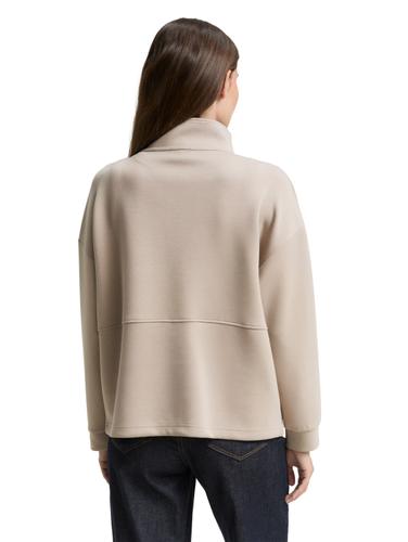 Scuba Troyer Sweatshirt XL Regular Fit - Soft Taupe Grey