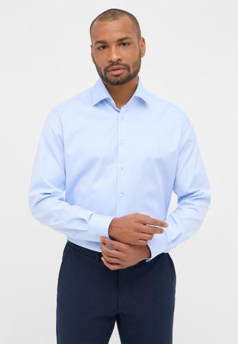 Cover Shirt Twill verlängerter Arm (68 cm) 43/Langarm - 65cm MODERN FIT - Hellblau