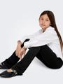 KOGROMA GLITTER FLAIRED PANT JRS 140 Normal geschnitten - Black