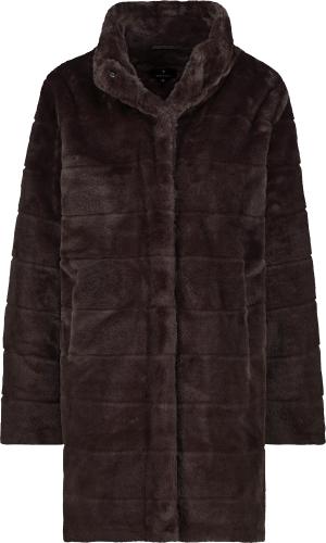 Kunstfell Mantel mit Streifen 36 - Brownie