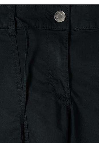 Mid Waist Barrel Leg Hose im Casual Fit