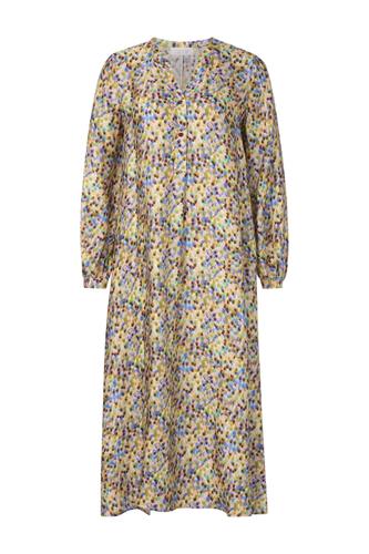 Kleid mit V-Ausschnitt - Bunt / 38