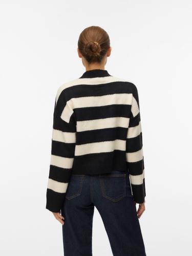 VMINEZ LS HIGHNECK SHORT PULLOVER BOO XL Normal geschnitten - Black