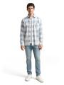 Comfort Fit Hemd mit Karomuster XXL Comfort Fit - White Light Blue Check
