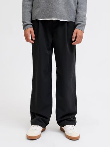 JPSTBILL BAMFORD PLEATED CHINO JNR 140 Weiter Beinschnitt - Black
