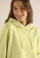 Hoodie mit Stickerei S - Iced Yellow