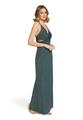 Abendkleid 36 Figurbetont - Dark Green/Grey