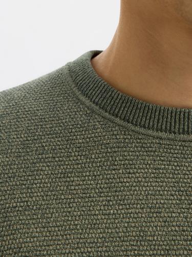 SLHROSS LS KNIT STRUCTURE CREW NECK NOOS