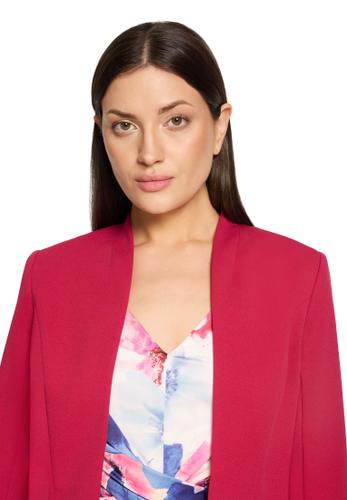 Blazer-Jacke 40 Gerade - Dark Raspberry