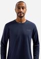 T-Shirt Long Sleeve Crewneck Solid Heavy Interlock XL Regular Fit - Night