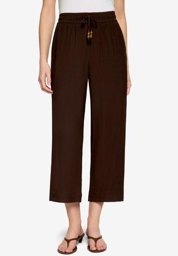 Stoffhose 7/8 mit Bindedetail