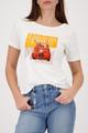 T-Shirt mit Cabrio-Print 44 - Off-white