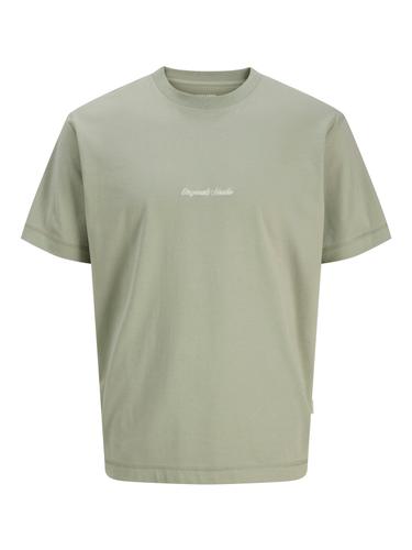 JORNORREBRO EMB TEE SS CREW NECK PLS EU5XL US3XL Normal geschnitten - Seagrass