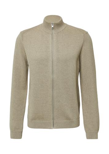 Strickjacke XL Regular Fit - Beige
