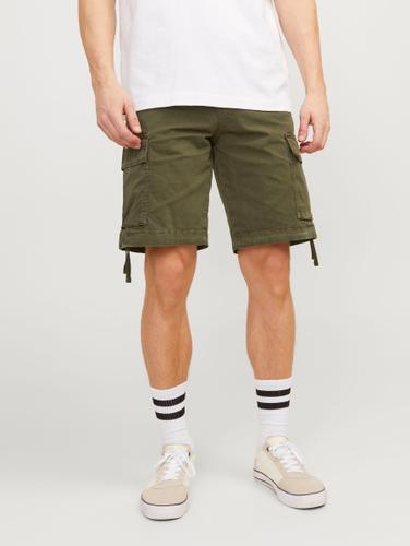 Relaxed Fit Shorts - Oliv / S