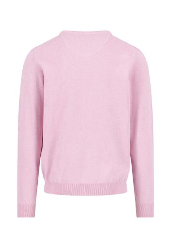 V-Neck, Superfine XXL Casual Fit - Magnolia