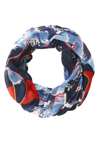 Print Loop Schal One size - Universal Blue