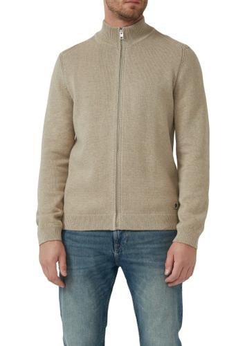 Strickjacke XL Regular Fit - Beige