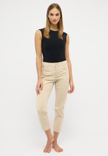 CICI CROP SLIT 42 SLIM FIT - Sand