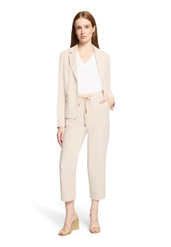 Klassischer Blazer 38 Tailliert - Grau