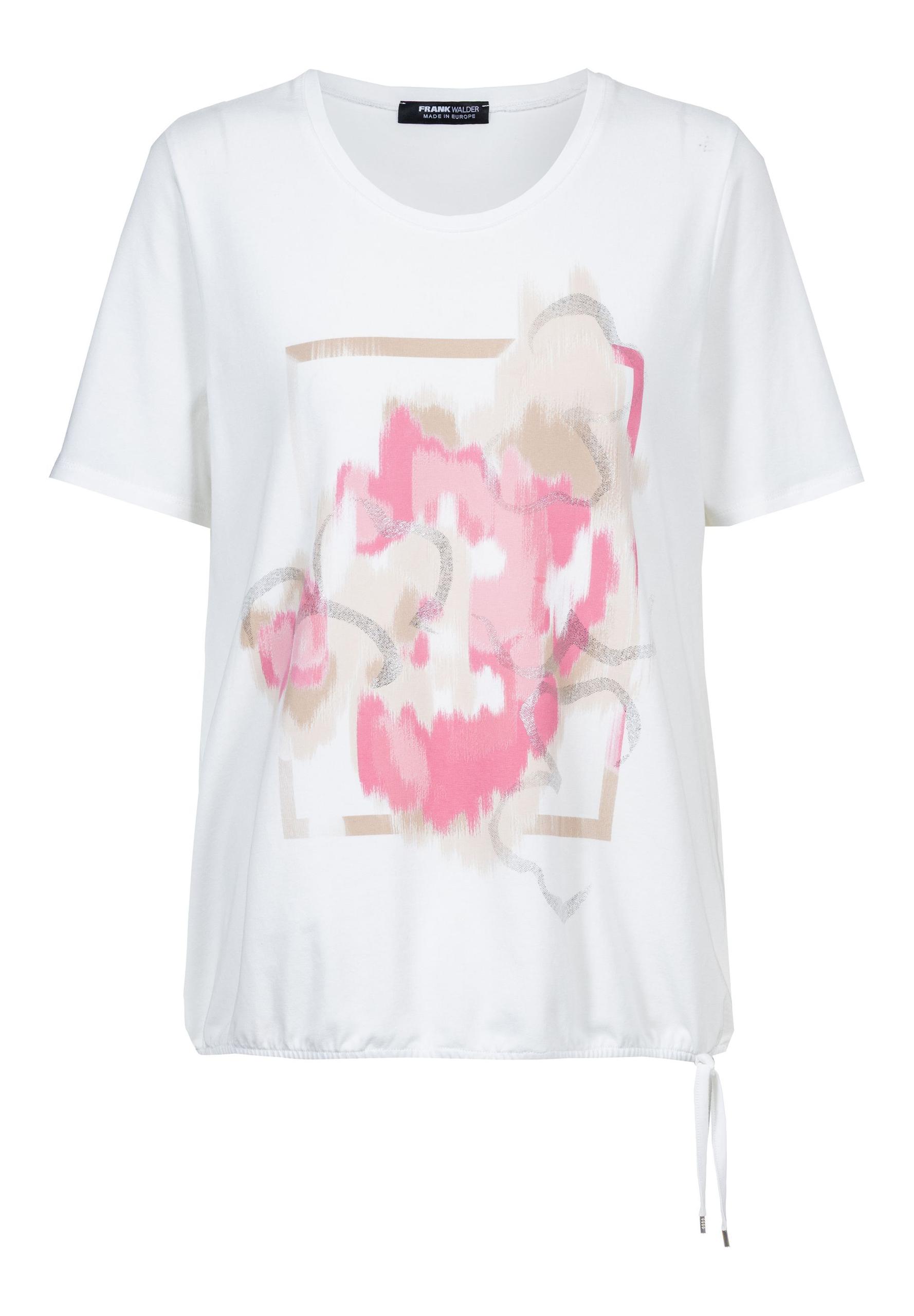 Shirt SUNSET IN PINK mit Gummibündchen 42 - Pink Blush/cream/ecru
