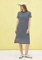 Gestreiftes Ajour-Kleid M - Urban Navy Blue