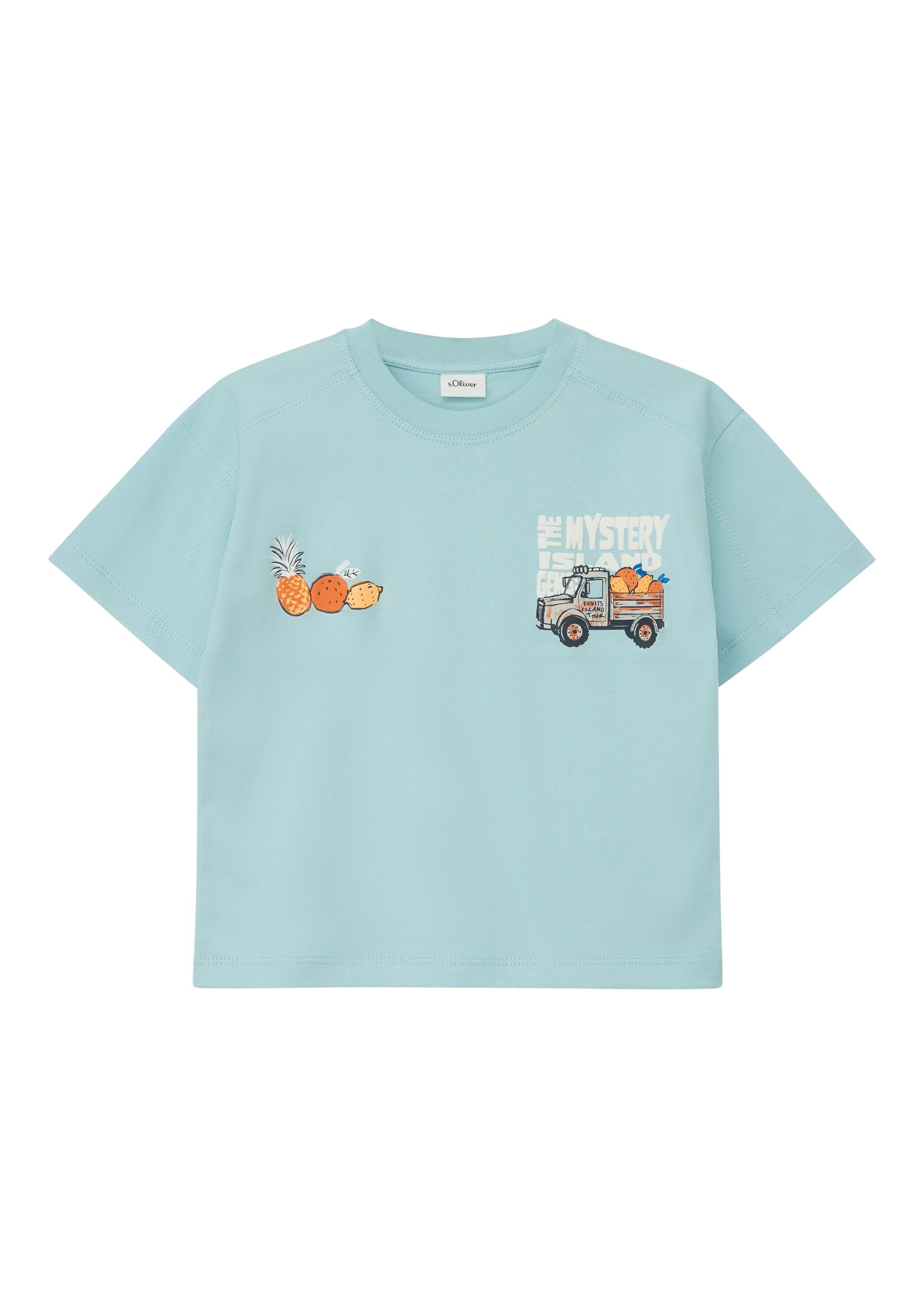 T-Shirt 116/122 Oversize - Türkis