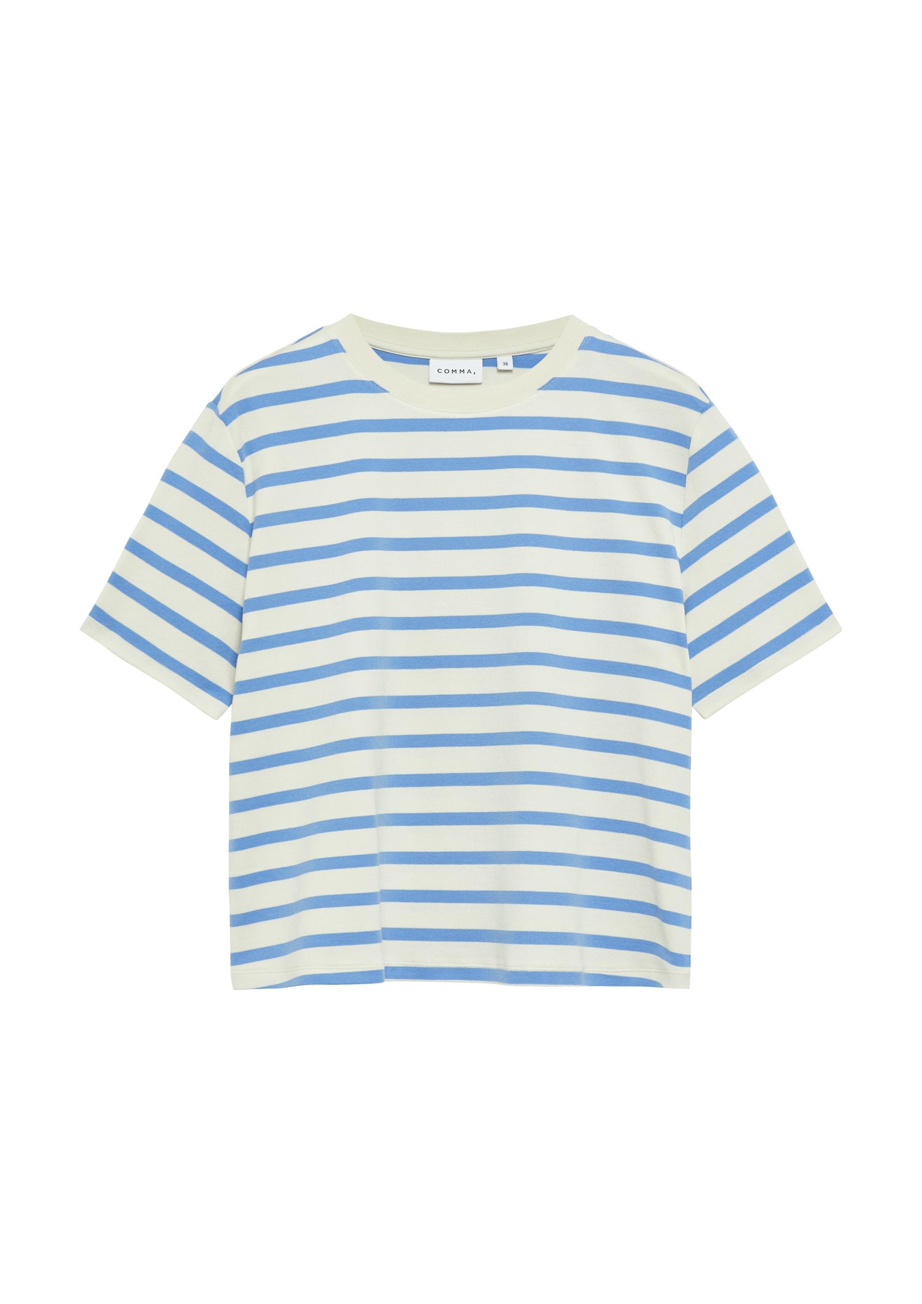 T-Shirt 48 - Blau|creme