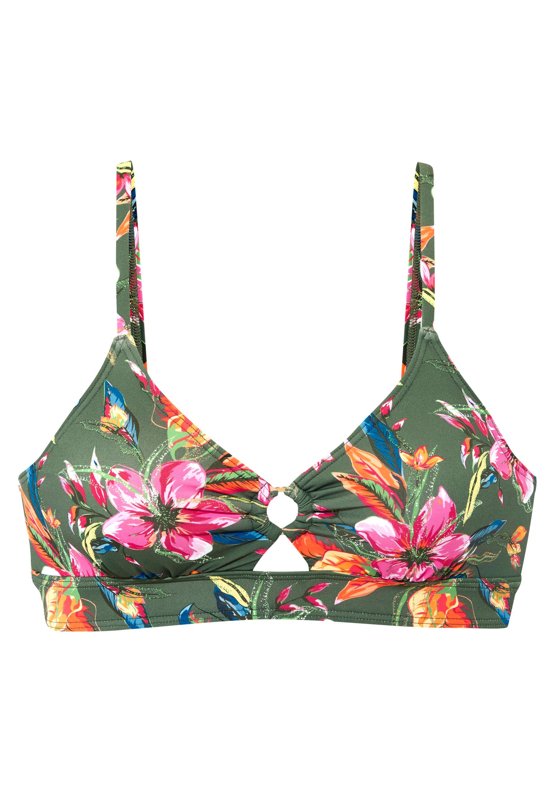 LASCANA Bralette-Top 36C/D - Olive Print