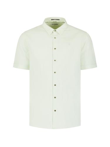 Shirt Short Sleeve With Linen XL Regular Fit - Seagreen