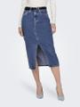 ONLSIRI FRONT SLIT SKIRT DNM GUA NO