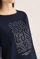 Shirt mit Stickerei S - Universal Blue