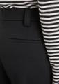 Interlock-Jersey-Hose wide 38 Wide Fit - Black